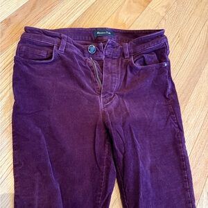 Massimo Dutti Skinny Corduroy Pants